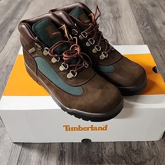 Timberland Beef And Broccolis Grade School Field Nubuck Boot Brown Boys Size 6.5